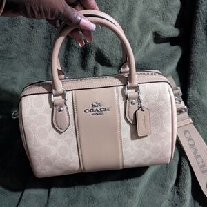 Coach Beige Satchel Bag